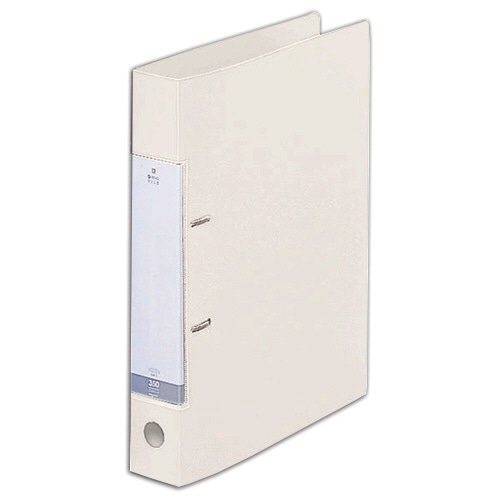 リヒトラブ リクエスト D型リングファイル A4タテ 2穴 350枚収容 35mmとじ 背幅46mm 白 G2230-0 1冊（ご注文単位1冊）【直送品】