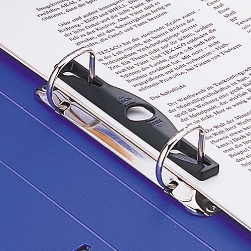 リヒトラブ リクエスト D型リングファイル A4タテ 2穴 450枚収容 45mmとじ 背幅56mm 黒 G2240-24 1冊（ご注文単位1冊）【直送品】