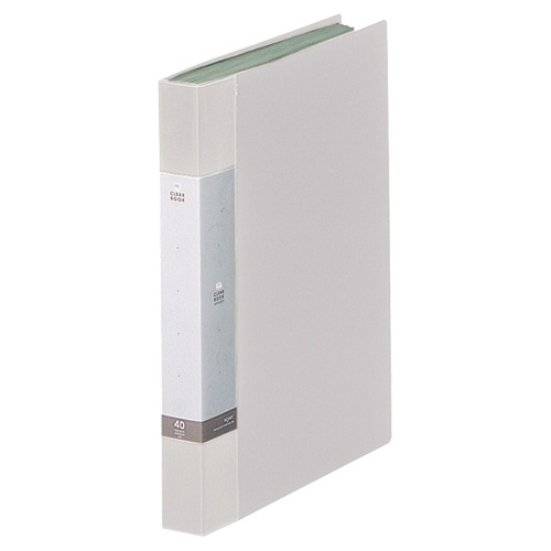 リヒトラブ リクエスト クリヤーブック A4タテ 40ポケット 背幅32mm 白 G3202-0 10冊/セット（ご注文単位1セット）【直送品】