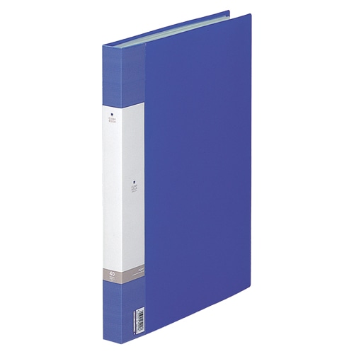 リヒトラブ リクエスト クリヤーブック B4タテ 40ポケット 背幅32mm 青 G3212-8 1冊（ご注文単位1冊）【直送品】