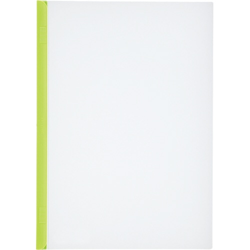 リヒトラブ リクエスト スライドバーファイル A4タテ 20枚収容 黄緑 G1720-6 10冊/袋（ご注文単位1袋）【直送品】
