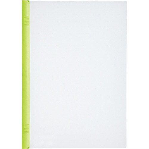 リヒトラブ リクエスト スライドバーファイル 厚とじタイプ A4タテ 50枚収容 黄緑 G1730-6 10冊/袋（ご注文単位1袋）【直送品】