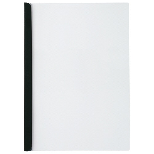 リヒトラブ リクエスト スライドバーファイル 厚とじタイプ A4タテ 50枚収容 黒 G1730-24 10冊/袋（ご注文単位1袋）【直送品】