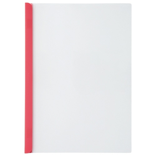 リヒトラブ リクエスト スライドバーファイル 厚とじタイプ A4タテ 50枚収容 赤 G1730-3 10冊/袋（ご注文単位1袋）【直送品】