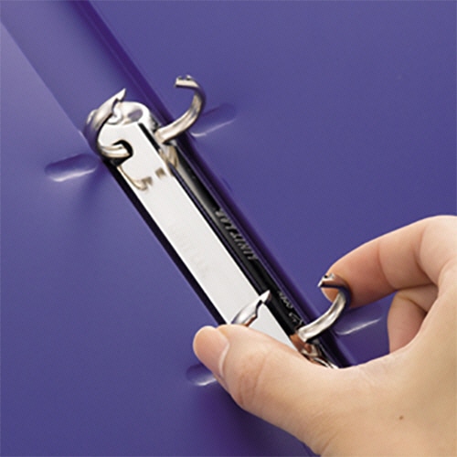 リヒトラブ リングファイル(カドロック&ツイストリング) A4タテ 2穴 200枚収容 リング内径25mm 背幅36mm 水 F-877U-14 10冊/セット(ご注文単位1セット)【直送品】