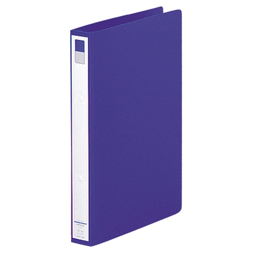 リヒトラブ リングファイル(カドロック&ツイストリング) A4タテ 2穴 200枚収容 リング内径25mm 背幅36mm 青 F-877U-8 1冊(ご注文単位1冊)【直送品】