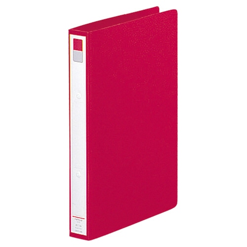リヒトラブ リングファイル(カドロック&ツイストリング) A4タテ 2穴 200枚収容 リング内径25mm 背幅36mm 赤 F-877U-3 10冊/セット(ご注文単位1セット)【直送品】