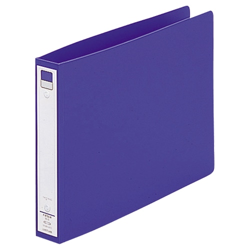 リヒトラブ リングファイル(カドロック&ツイストリング) B5ヨコ 2穴 200枚収容 リング内径25mm 背幅36mm 青 F-873U-8 1冊(ご注文単位1冊)【直送品】