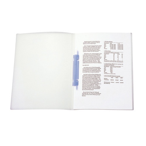 リヒトラブ ルーパーファイル A4タテ 2穴 100枚収容 青 業務用パック F-3006-5P 5冊/袋（ご注文単位1袋）【直送品】