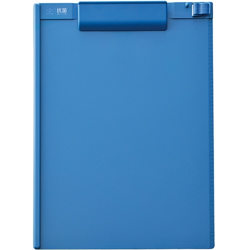 リヒトラブ 抗菌クリップボード A4タテ ブルー A-7940-8 1枚(ご注文単位1枚)【直送品】