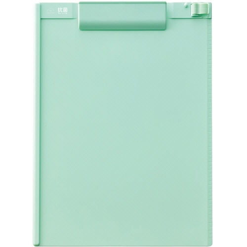 リヒトラブ 抗菌クリップボード A4タテ ライトグリーン A-7940-19 1枚(ご注文単位1枚)【直送品】