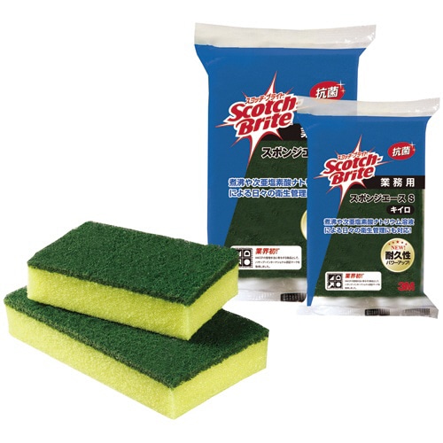 3M スコッチ・ブライト スポンジエース S ACE S 10個/セット(ご注文単位1セット)【直送品】