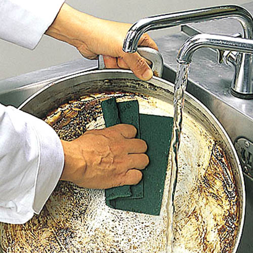 3M スコッチ・ブライト ナイロンたわし No.96 グリーン 1枚（ご注文単位1枚）【直送品】