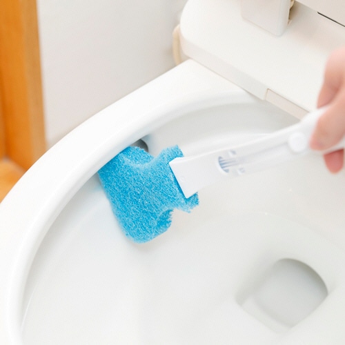 3M スコッチ・ブライト 取り替え式トイレクリーナー 除菌・防汚EX ハンドル+取り替え用スポンジ T-557-3H EX 1セット(ご注文単位1セット)【直送品】