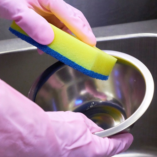 3M スコッチ・ブライト 多用途スポンジ 異物混入対策用 No.3030 キイロ 3030 YEL 10個/セット(ご注文単位1セット)【直送品】