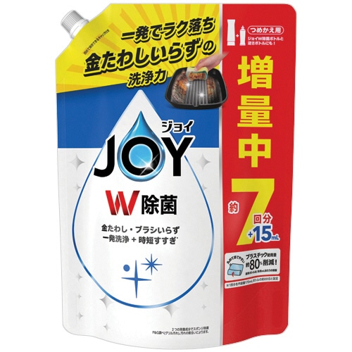 P&G ジョイ W除菌 コンパクト つめかえ用 超特大 910ml 1個（ご注文単位1個）【直送品】