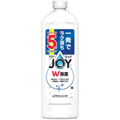 P&G ジョイ W除菌 コンパクト つめかえ用 特大 670ml 1本(ご注文単位1本)【直送品】