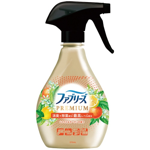 P&G ファブリーズW除菌+消臭 プレミアム シトラス&ガーデンの香り 本体 370ml 1個(ご注文単位1個)【直送品】