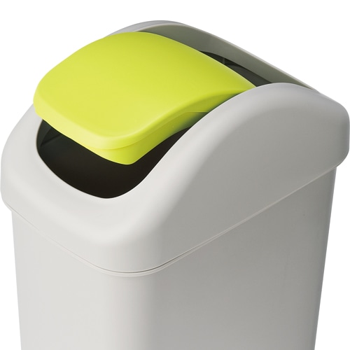 TANOSEE エコダストボックス スイング S 6.5L グレー/ブラウン 1台（ご注文単位1台）【直送品】