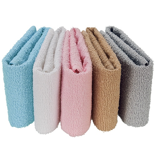 TANOSEE おしぼりタオル ブルー 10枚/袋(ご注文単位1袋)【直送品】