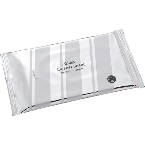 TANOSEE おそうじシート ガラス・窓用クリーナー 20枚 60袋/箱（ご注文単位1箱）【直送品】