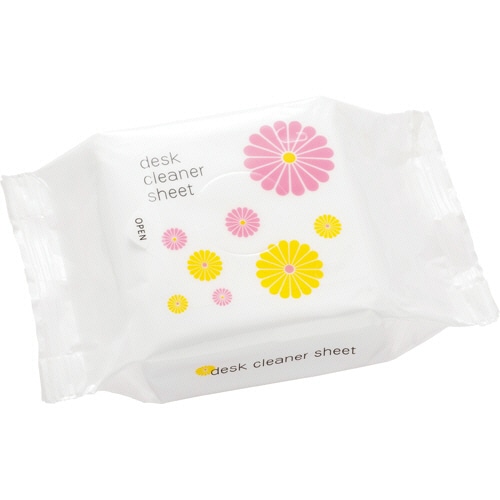 TANOSEE おそうじシート デスクまわり用 40枚 50袋/箱（ご注文単位1箱）【直送品】
