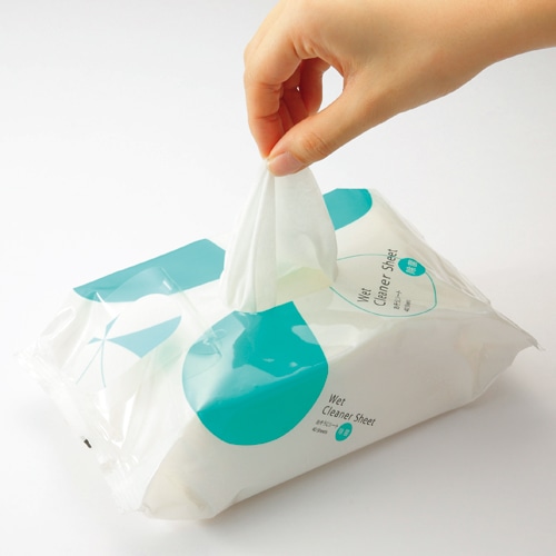 TANOSEE おそうじシート ノンアルコール除菌 40枚/袋(ご注文単位1袋)【直送品】