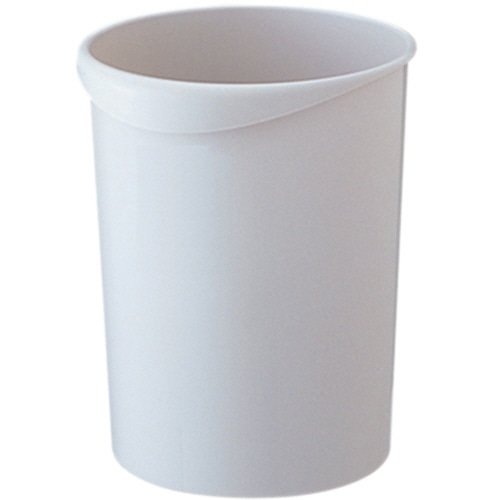TANOSEE くず入れ 丸型 12L グレー 1個（ご注文単位1個）【直送品】