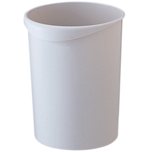 TANOSEE くず入れ 丸型 8L グレー 1個(ご注文単位1個)【直送品】