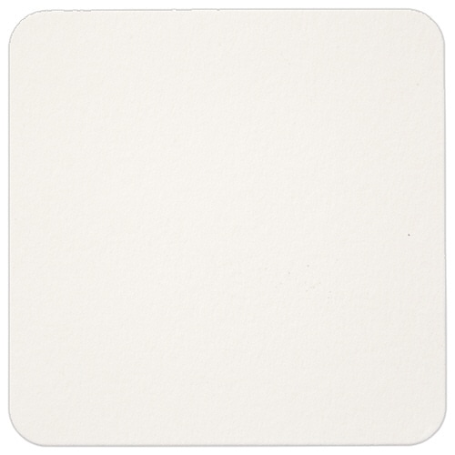 TANOSEE ペーパーコースター 無地(角) 厚さ0.5mm 200枚/袋（ご注文単位1袋）【直送品】