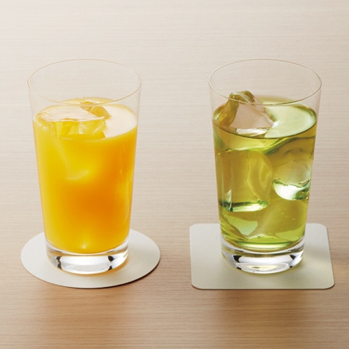 TANOSEE ペーパーコースター 無地(丸) 厚さ0.5mm 200枚/袋(ご注文単位1袋)【直送品】