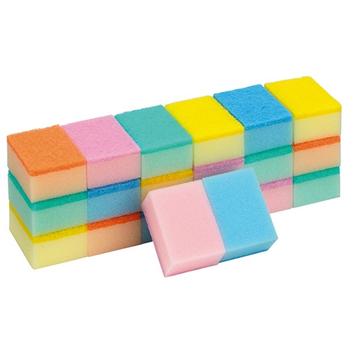 TANOSEE ミニキッチンスポンジ ソフト 100個/箱(ご注文単位1箱)【直送品】