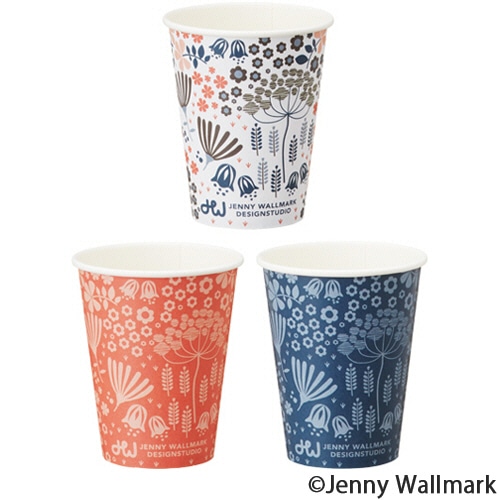 TANOSEE 厚紙タンブラー Late Summer(レイト サマー) 280ml(9.5オンス) 50個/袋(ご注文単位1袋)【直送品】