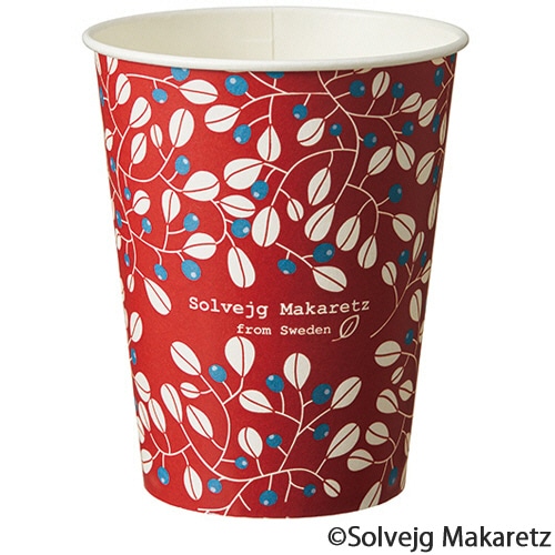 TANOSEE 紙コップ Berry(ベリー) 275ml(9オンス) 100個/袋(ご注文単位1袋)【直送品】