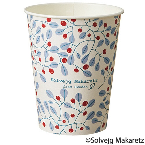 TANOSEE 紙コップ Berry(ベリー) 275ml(9オンス) 100個/袋(ご注文単位1袋)【直送品】