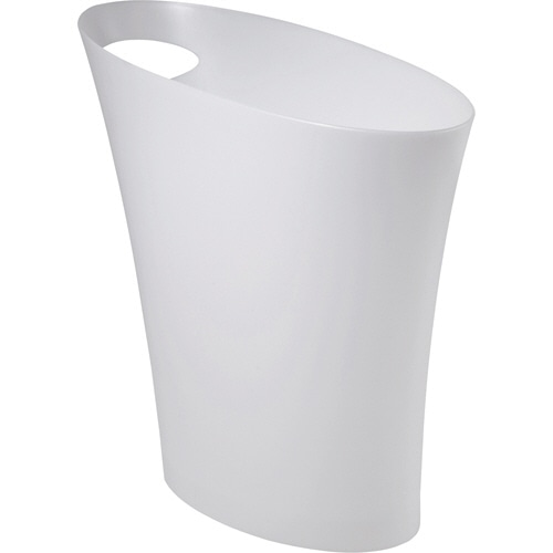 Umbra スキニーカン 7.5L ホワイト 2082610661 1個（ご注文単位1個）【直送品】