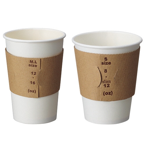 アートナップ カップスリーブ 茶 100枚/袋(ご注文単位1袋)【直送品】