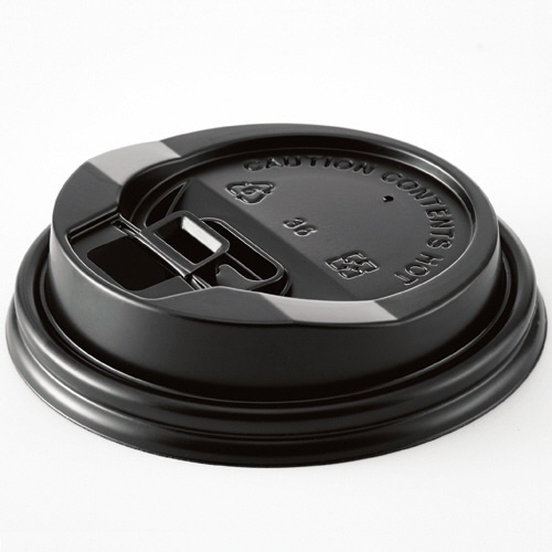 アートナップ 厚紙カップ280ml用スナップリッド ブラック 50個/袋(ご注文単位1袋)【直送品】