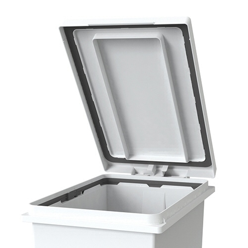 アスベル エバン 密閉ペダルペール 20L ホワイト A6300WH 1台（ご注文単位1台）【直送品】