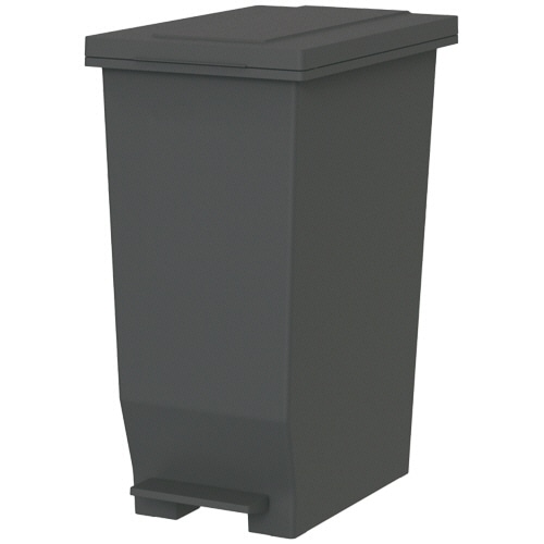 アスベル エバン 密閉ペダルペール 45L ブラック A6302BK 1台(ご注文単位1台)【直送品】