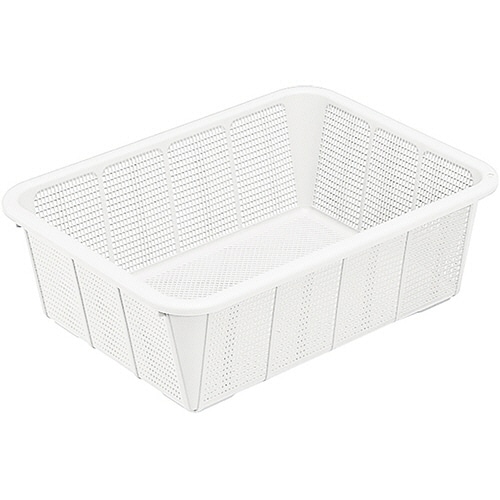 アスベル ポゼ バスケット 中 深型 ホワイト 1個（ご注文単位1個）【直送品】
