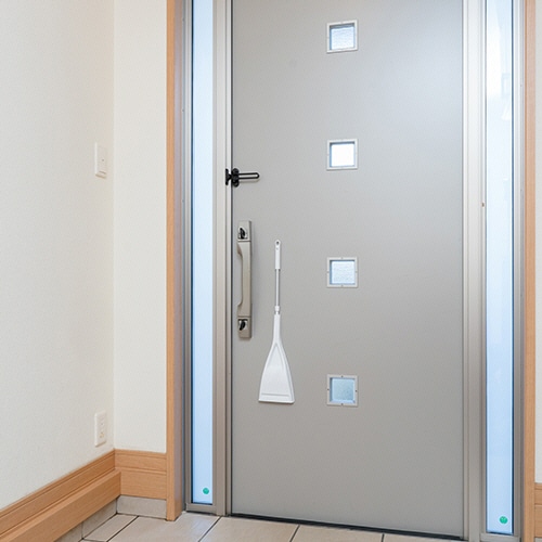 アズマ工業 sm@rt155 玄関ほうき&ちりとりスリム 1セット(ご注文単位1セット)【直送品】