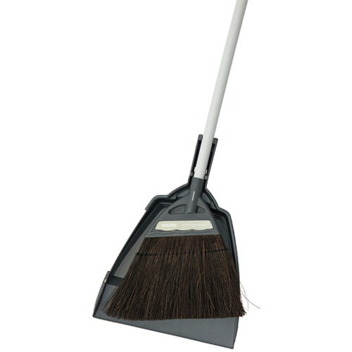 アズマ工業 黒シダほうき チリトリ付 短柄 AZB158 1本(ご注文単位1本)【直送品】