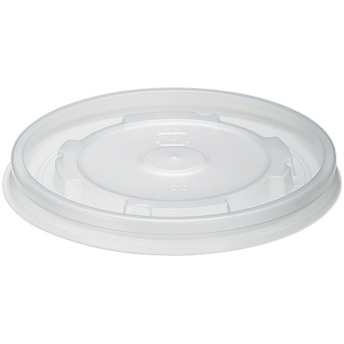 アヅミ産業 紙カップ 汁椀 外嵌合フタ DYC-100 100枚/袋（ご注文単位1袋）【直送品】