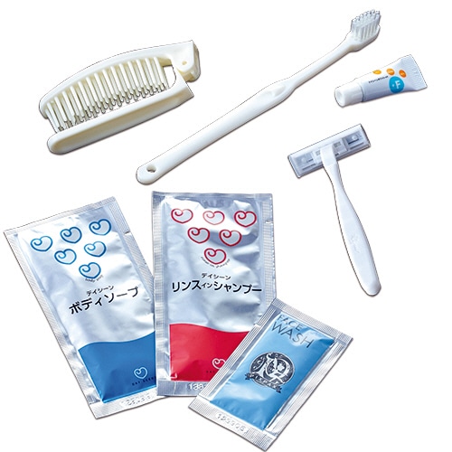 アメニティセット AM-1 100袋/箱(ご注文単位1箱)【直送品】