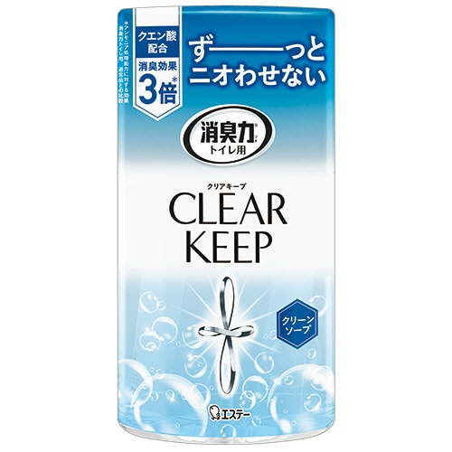 エステー トイレの消臭力 CLEAR KEEP クリーンソープ 400ml 3個/セット（ご注文単位1セット）【直送品】