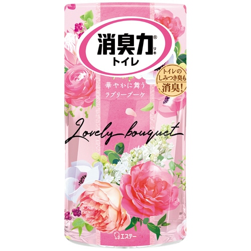 エステー トイレの消臭力 ラブリーブーケ 400ml 3個/セット（ご注文単位1セット）【直送品】