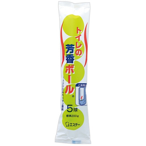 エステー トイレの芳香ボール 40g 5個/袋（ご注文単位1袋）【直送品】