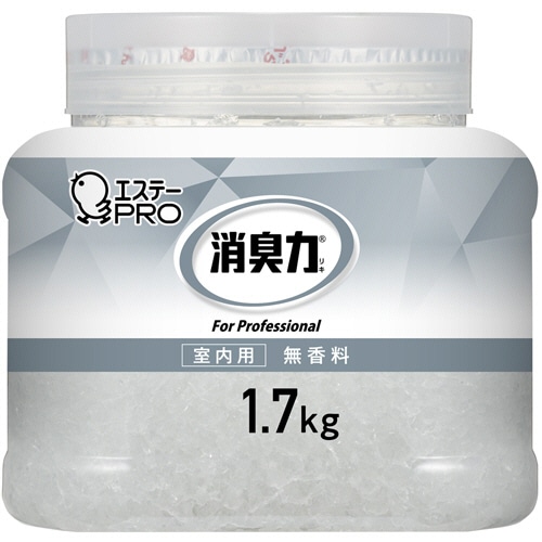 エステー 消臭力 業務用消臭剤 クラッシュゲルタイプ 室内用 無香料 本体 1.7kg 1個(ご注文単位1個)【直送品】