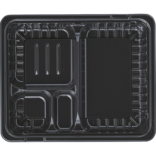 エフピコ MSD箱弁 24-20-3 本体 黒 50個/袋（ご注文単位1袋）【直送品】